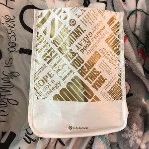White Lululemon Bag